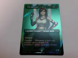 MTG English Tifa Lockhart Borderless Surge Foil NM Foil Magic Gathering 536 - Image 1