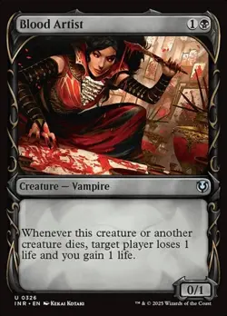 Blood Artist - Showcase INR NM MTG - Image 1