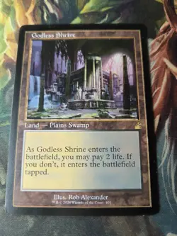 Godless Shrine (Retro Frame) Ravnica Remastered - Magic MTG NM - Image 2