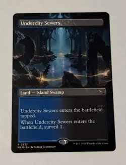 MTG Undercity Sewers (Borderless) Murders at Karlov Manor LP - Image 1
