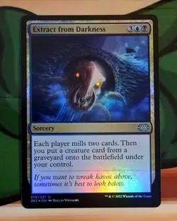 X 1 Extract from Darkness FOIL NM Double Masters 210 MTG Magic The Gathering - Image 1