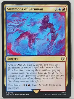 Summons of Saruman Commander: The Lord of the Rings Non-Foil - Image 1