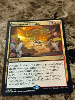 WIDESPREAD BRUTALITY Magic MTG War of the Spark - Image 1