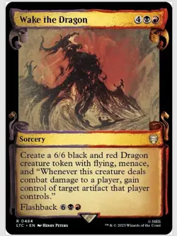 Wake the Dragon (Showcase Scrolls) LOTR MTG Regular 484 - Image 1