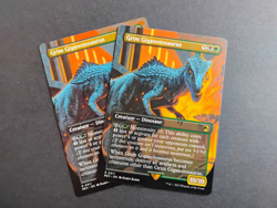 Grim Giganotosaurus (Borderless); Lot of 2; Universes Beyond: Jurassic World... - Image 1