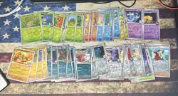 Pokemon Destined Rivals Reverse Holo bulk lot. 45 cards - very few duplicates - Image 1