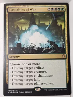 Casualties of War - War of the Spark - Magic the Gathering MTG Nice! - Image 1