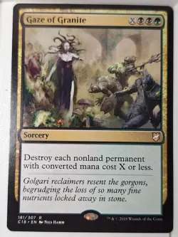 Gaze of Granite - Commander: 2018 - Magic the Gathering MTG Nice! - Image 1