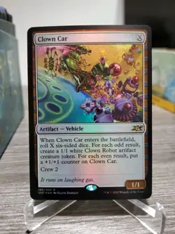 MTG Clown Car UNF 186 Unfinity FOIL Rare - Image 1