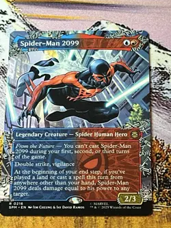 MTG - Spider-Man 2099 - Borderless - SPM 216 - Non Foil - NM - Image 1