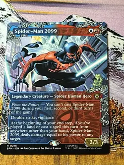 MTG - Spider-Man 2099 - Borderless - SPM 216 - Non Foil - NM - Image 3