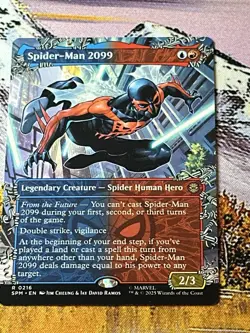 MTG - Spider-Man 2099 - Borderless - SPM 216 - Non Foil - NM - Image 5