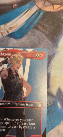 387 Prompto Argentum (Borderless) Final Fantasy NM Card MTG FIN FFXV Human - Image 5