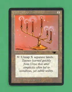 Magic The Gathering MTG Candelabra Of Tawnos (Antiquities) - Image 1