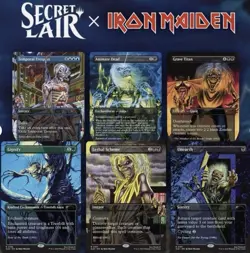 PRESALE MTG Secret Lair | Iron Maiden Album Art FOIL Edition New Sealed Presale - Image 1