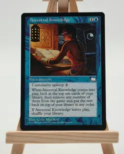 Ancestral Knowledge Weatherlight Magic Karte MTG englisch (Kenntnis der Ahnen) - Image 1