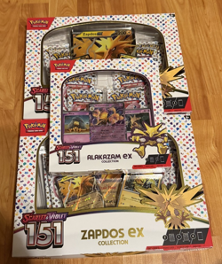 Pokemon TCG: 2 151 Zapdos EX & Alakazam EX Collection Boxes - Image 4
