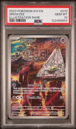 PSA 10 - Pokemon Scarlet & Violet Base Set - Drowzee Illustration Rare 210/198 - Image 1