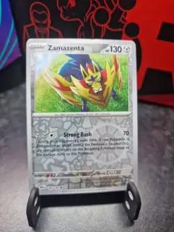 Zamazenta 146/182 Rare Reverse Holo NM/Mint Destined Rivals Pokemon Card - Image 1