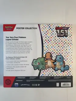 Pokemon TCG -Scarlet And Violet 151 Poster Collection Box SEALED 820650853166 - Image 2