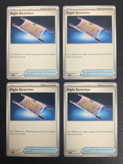 4x Night Stretcher 061/064 x4 Shrouded Fable Pokemon TCG Playset NM - Image 1