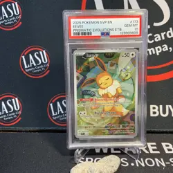 Pokemon TCG Eevee 173 Holo Promo Prismatic Evolutions PSA 10 - Image 1