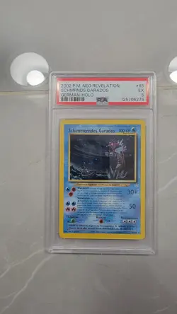 Pokemon: Schimmerndes Garados (Shining Gyarados) GERMAN65/64 Neo Revelation PSA5 - Image 2