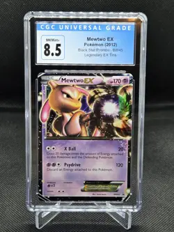 Pokemon Black Star Promos Mewtwo EX BW45 CGC NM/Mint+ 8.5 - Image 1