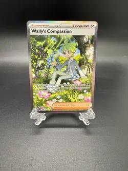 Wally’s Compassion 186/132 -Special Illustration Rare -Pokemon Mega Evolution-NM - Image 1