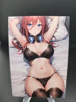 Nakano Miku The Quintessential Quintuplets Anime Waifu Card Doujin ACG Goddess - Image 1