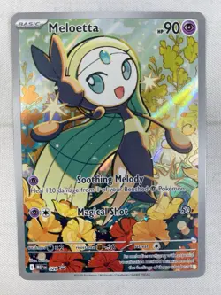 Meloetta MEP 026 Illustration Promo Pokemon Mega Evolution Battle Deck NM - Image 1