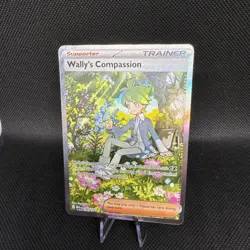 Wally's Compassion - 186/132 - SIR - Mega Evolutions - Pokemon MINT pack fresh - Image 2