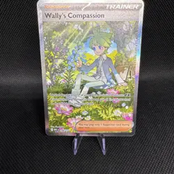 Wally's Compassion - 186/132 - SIR - Mega Evolutions - Pokemon MINT pack fresh - Image 3