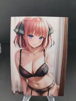Nino Nakano Quintessential Quintuplets Anime Card Waifu Doujin ACG Goddess - Image 1