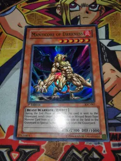 Manticore of Darkness ioc-067 1st Edition (LP) Ultra Rare Yu-Gi-Oh! - Image 3