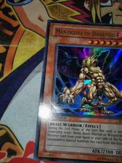 Manticore of Darkness ioc-067 1st Edition (LP) Ultra Rare Yu-Gi-Oh! - Image 5