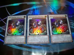 3x Crystal Clear Wing Synchro Dragon 1st Edition Ultra Rare MP25-EN276 Yu-Gi-Oh! - Image 1