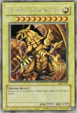 Yugioh - The Winged Dragon of Ra - DOD-001 - Secret Rare - NM/LP - Image 1