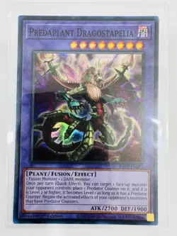 Yu-Gi-Oh! TCG Predaplant Dragostapelia Super Rare 1st Edition NM - Image 1