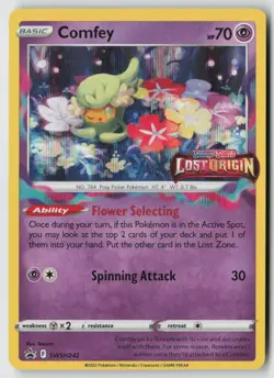 Comfey - (Prerelease) - SWSH242 - SWSH: Sword & Shield Promo Cards Holofoil- PTC - Image 1