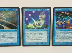 Magic The Gathering: Fallen Empires: High Tide (C) - 3 Card Artist Variation Set - Image 5