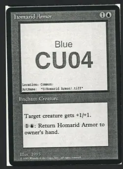 ***Homarid (Viscerid) Armor Playtest Card*** MTG Alliances Magic Kid Icarus - Image 1