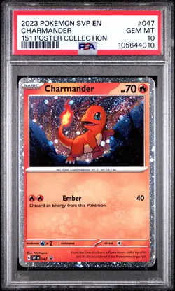 Charmander - 047 (Cosmos Holo) 047 Sv: Scarlet & Violet Promo Cards Holo PSA 10 - Image 1