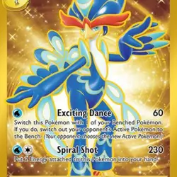 273-193 Quaquaval EX Gold Pokemon Card Paldea Evolved - Image 1