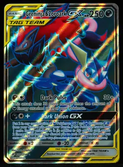 Greninja & Zoroark GX Tag Team #200 NM-M Pokemon Card - Image 1