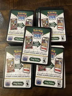 Pokemon TCG Live Code Card Bulk Lot 400+ Mixed Sword Shield Scarlet Violet Sets - Image 1