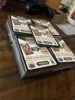 Pokemon TCG Live Code Card Bulk Lot 400+ Mixed Sword Shield Scarlet Violet Sets - Image 2