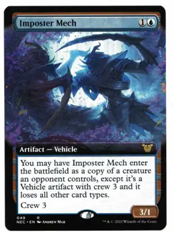 Magic the Gathering MTG Card: Imposter Mech #049 Extended Art NEC Rare! NM - Image 1