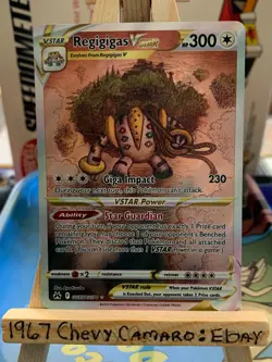 Regigigas VSTAR GG55/GG70 Crown Zenith Galarian Gallery Full Art Pokemon Card NM - Image 1