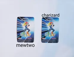 2 Pokemon 2015 Kellogs Evolution Index Cards Charizard + Mewtwo - Image 2